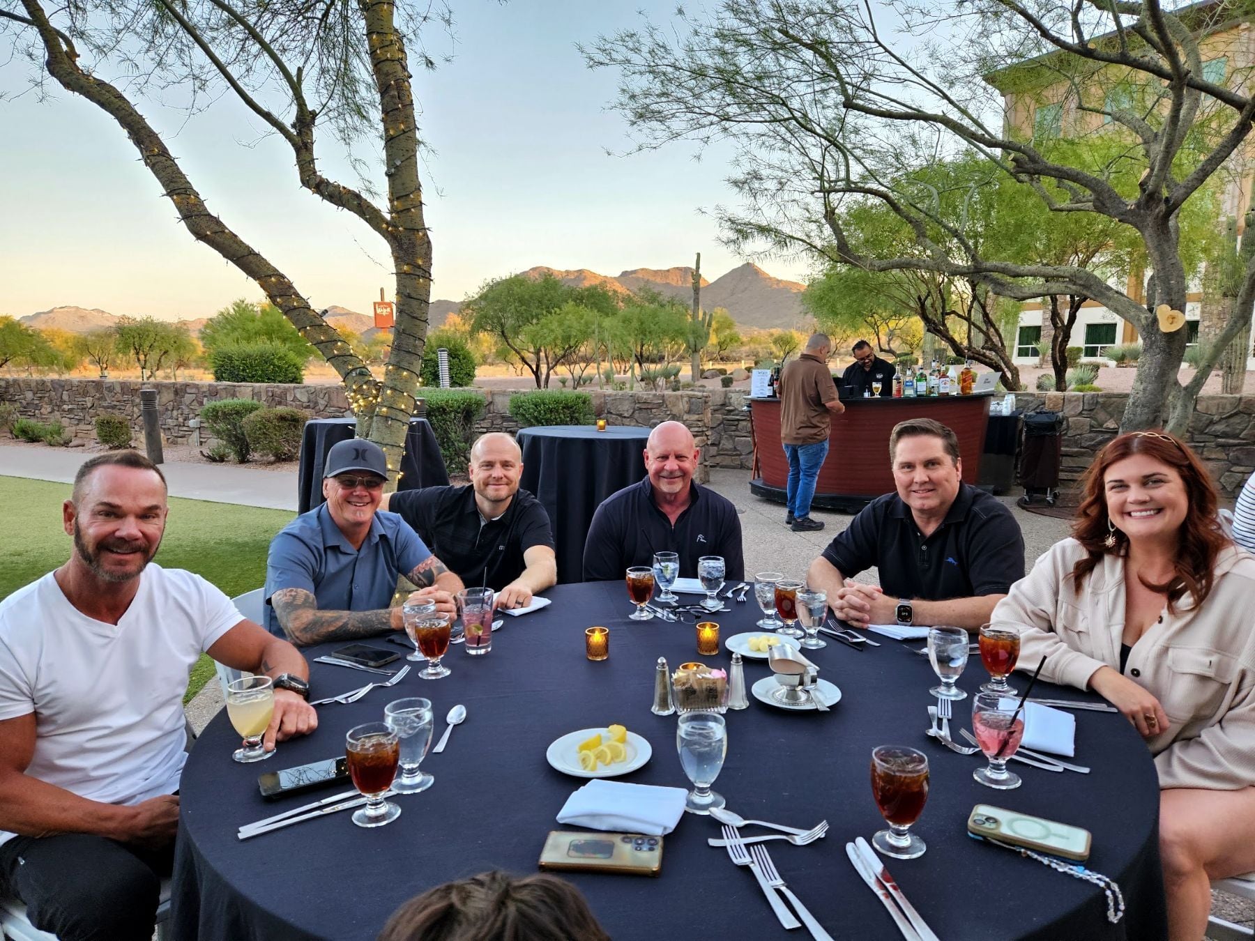 Members at a dinner table at the 2026 Spring Conference